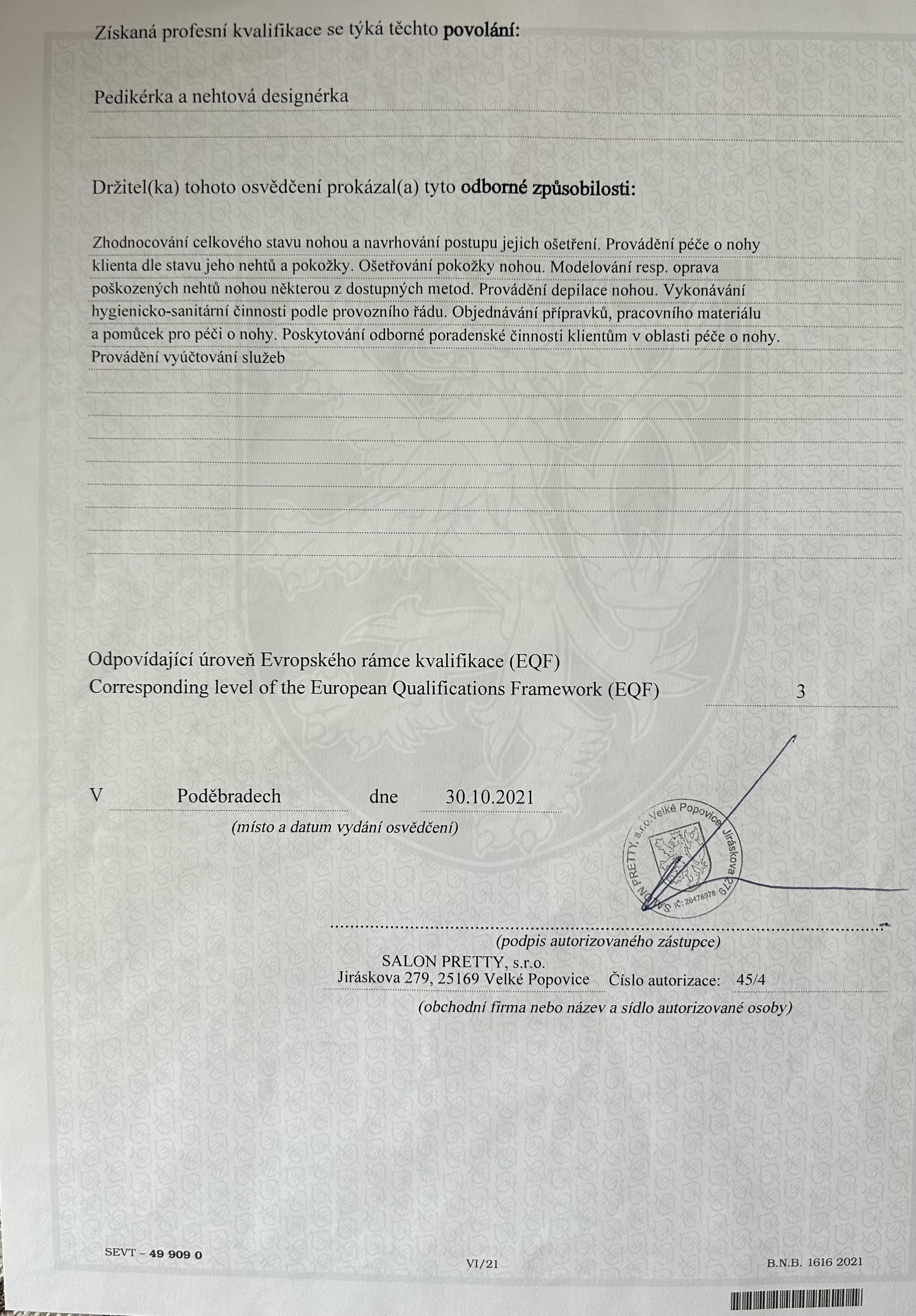 Pedikúra Martina foto 4