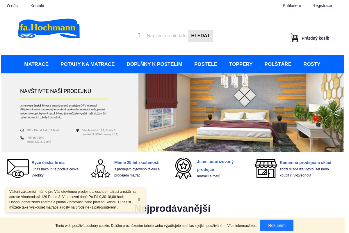 rosty-matrace-postele-hochmann.cz foto 1