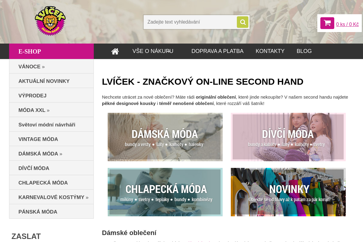 Second-hand-lvicek.cz