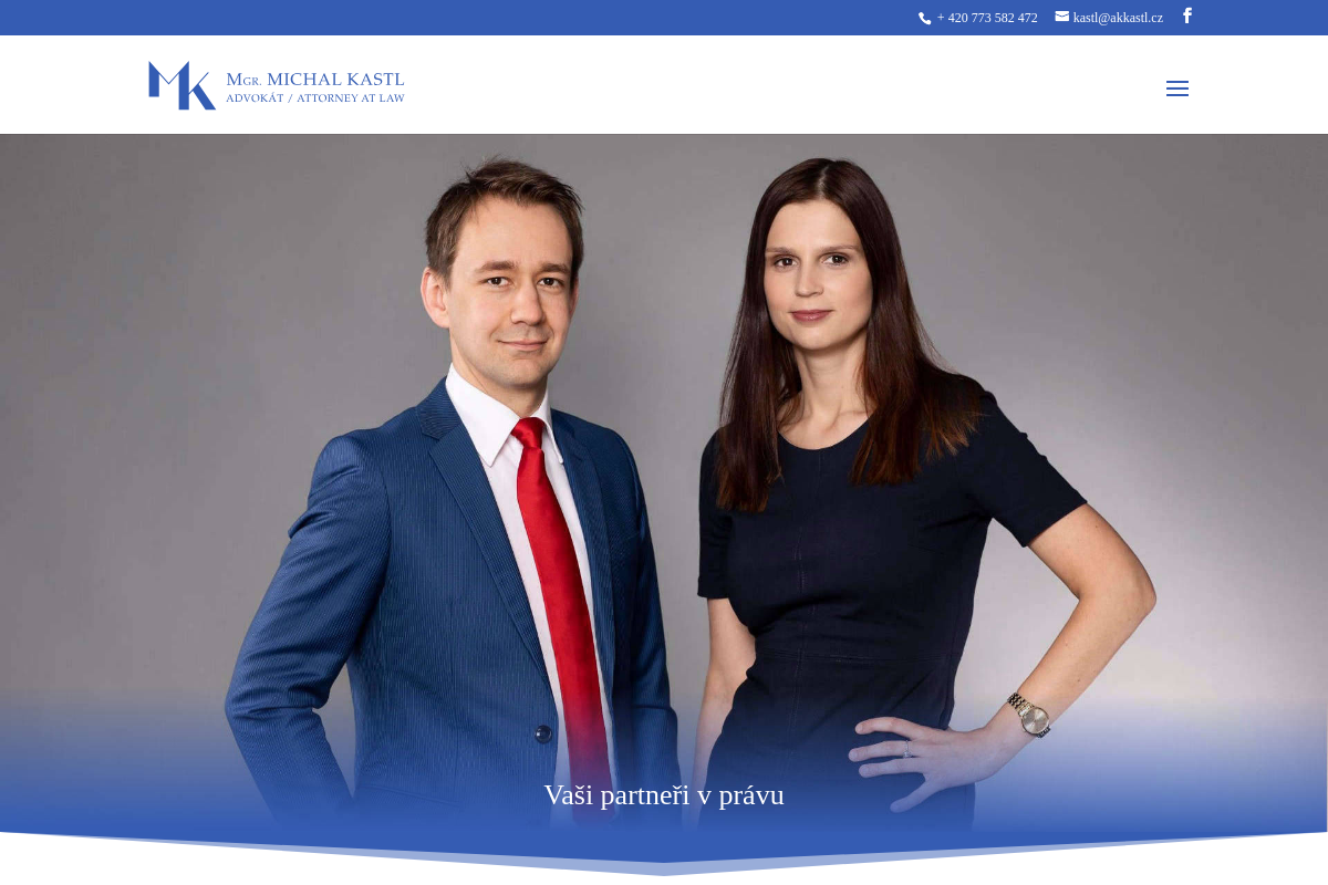 Mgr. Michal Kastl, advokát