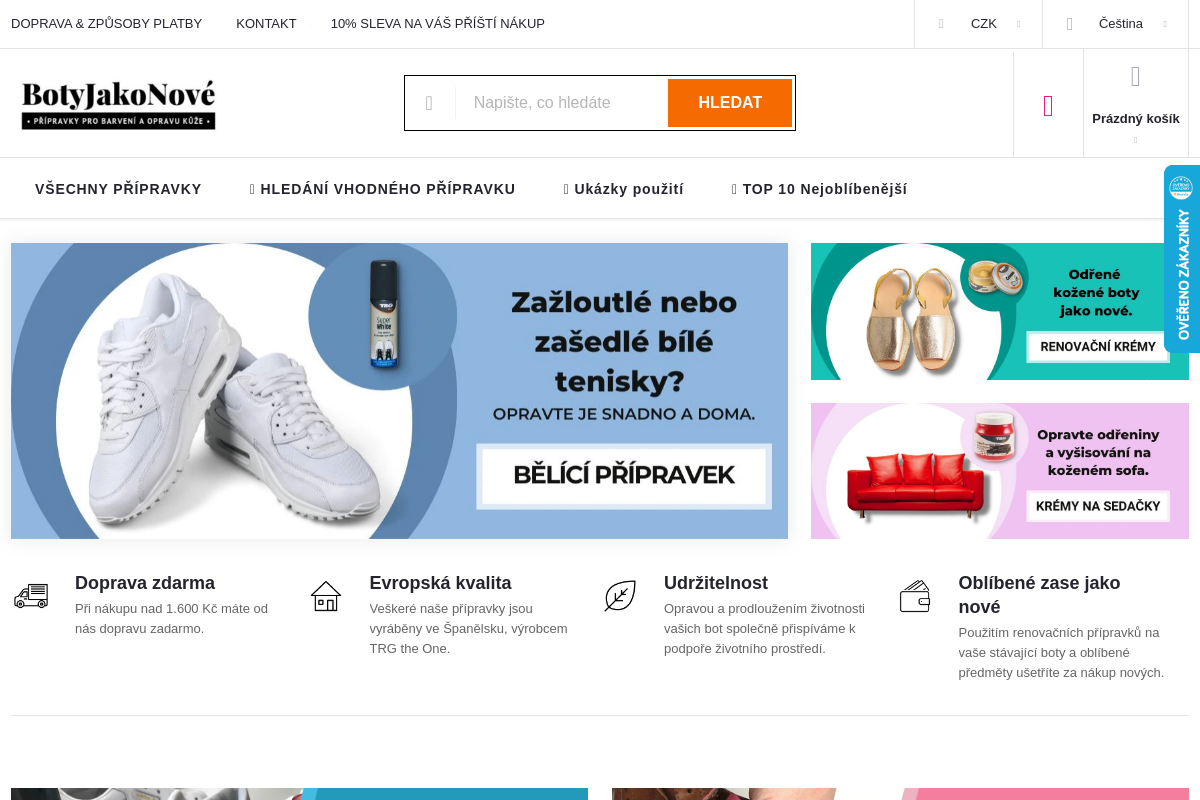 BotyJakoNové.cz foto 1