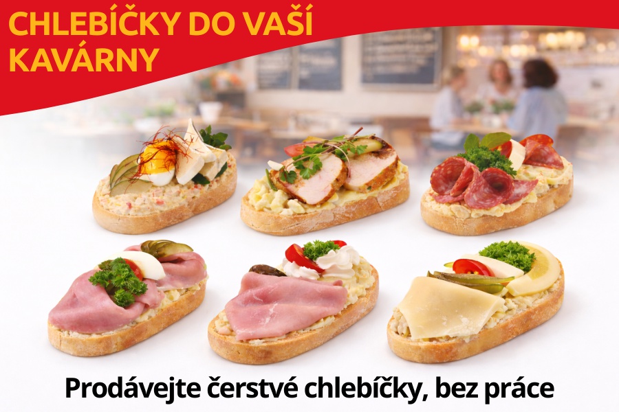 ČERSTVÉ CHLEBÍČKY DO VAŠÍ KAVÁRNY