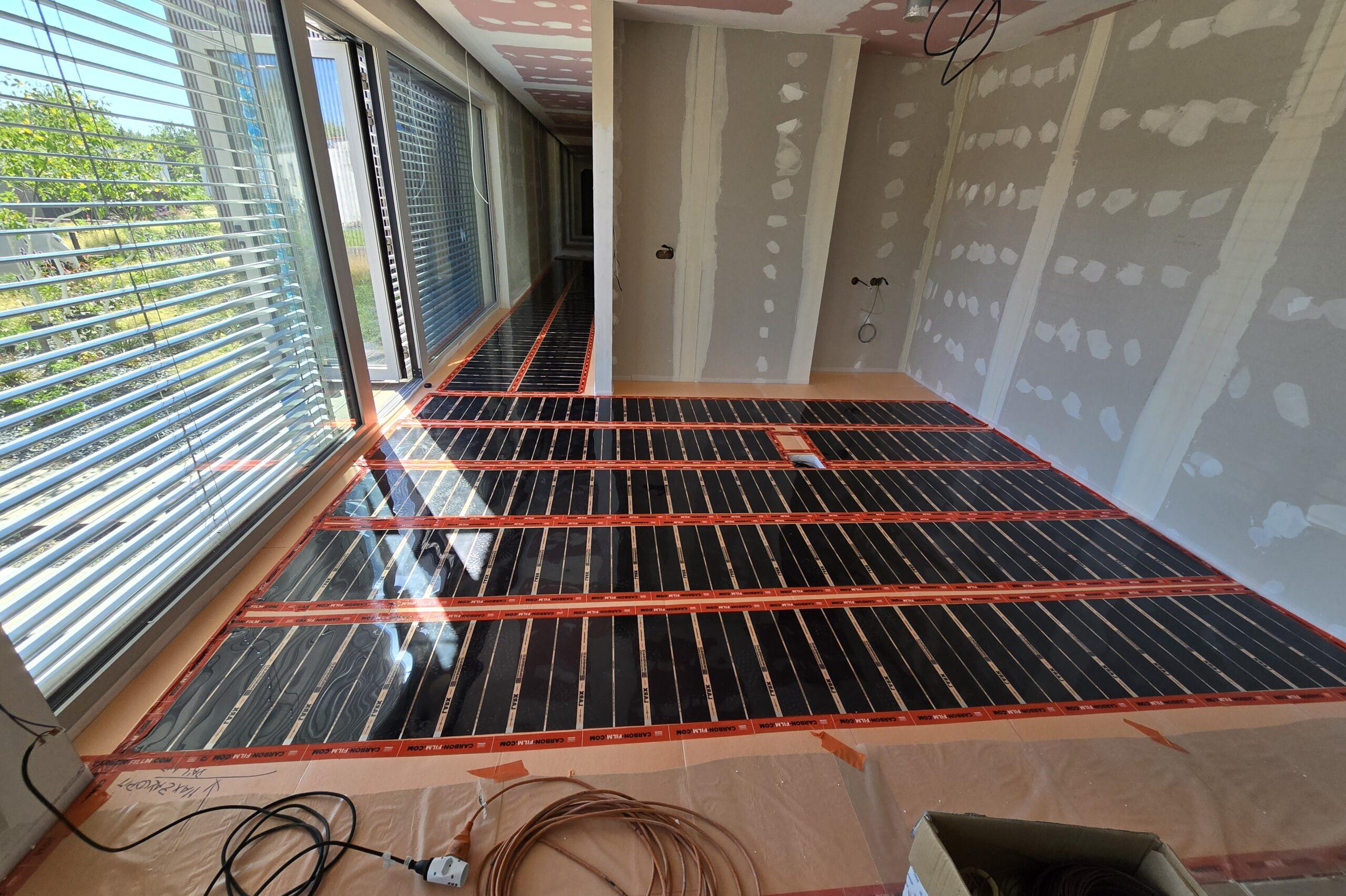 Instalace elektrického podlahového topení na míru