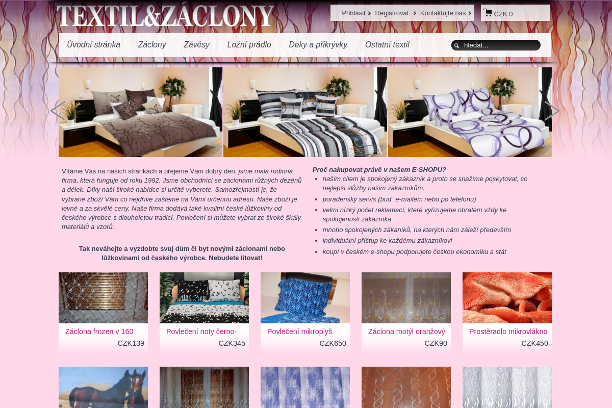 Textil-zaclony.cz