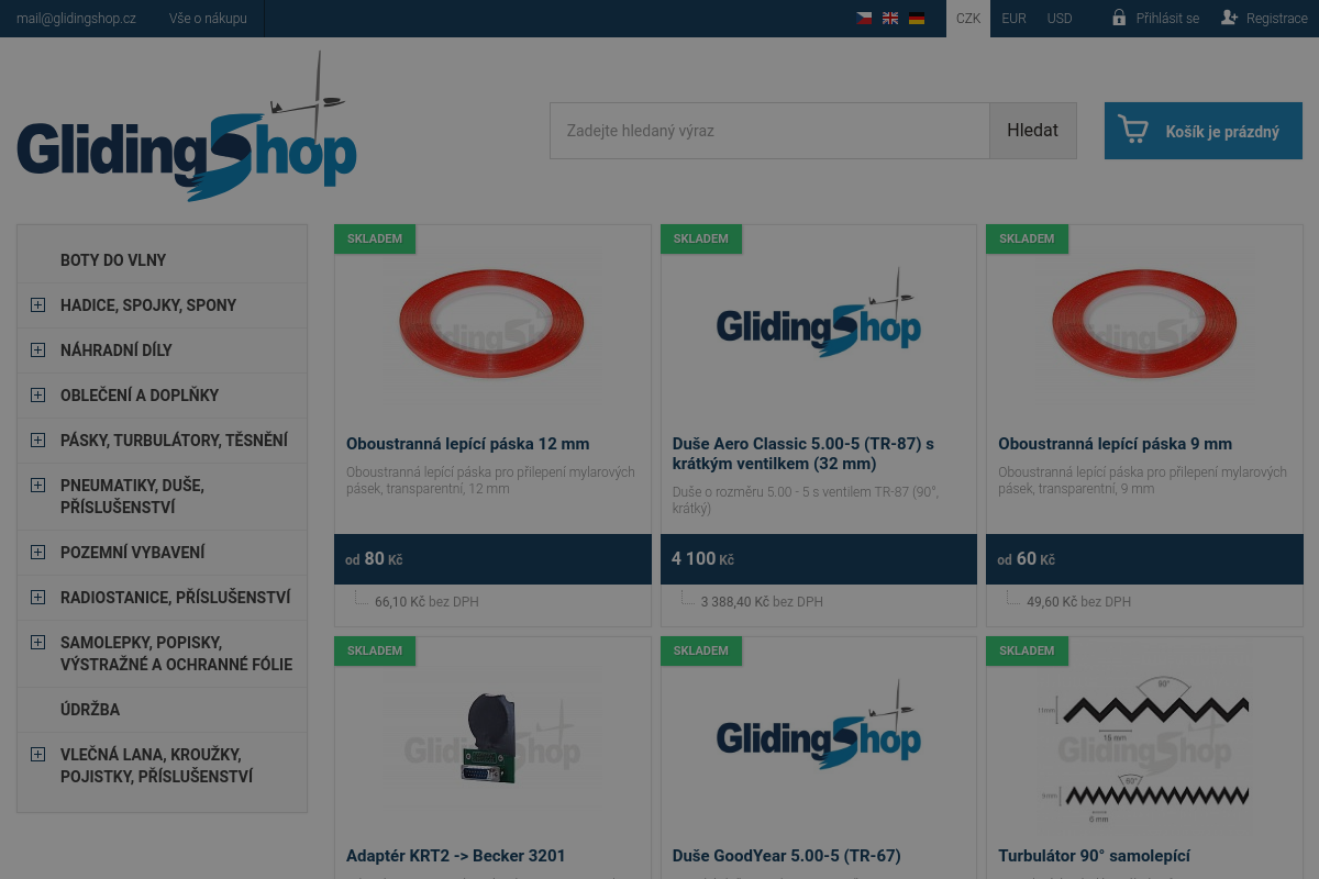 Glidingshop.cz