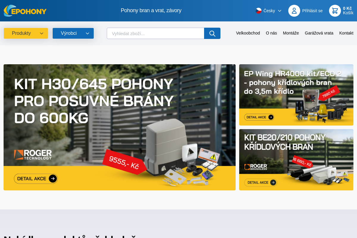 Epohony.cz - Pohony bran a vrat