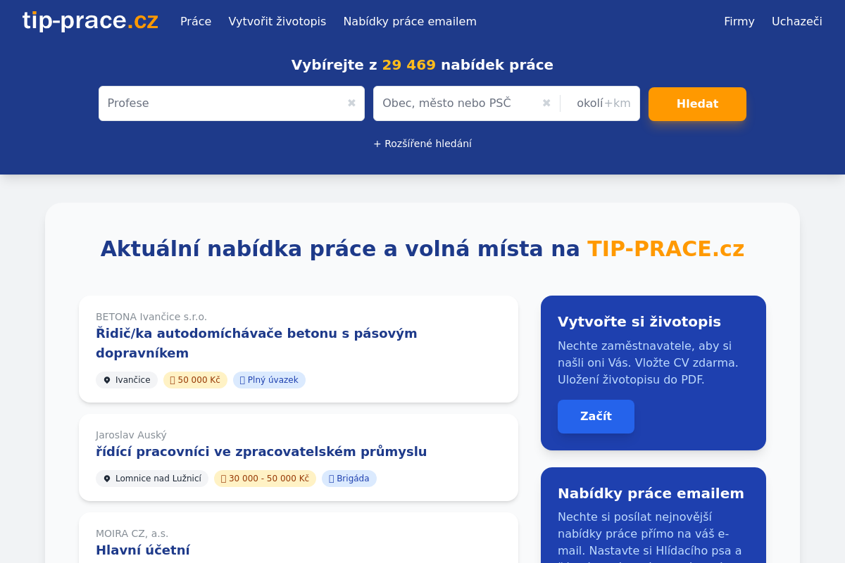 TIP-PRACE.cz