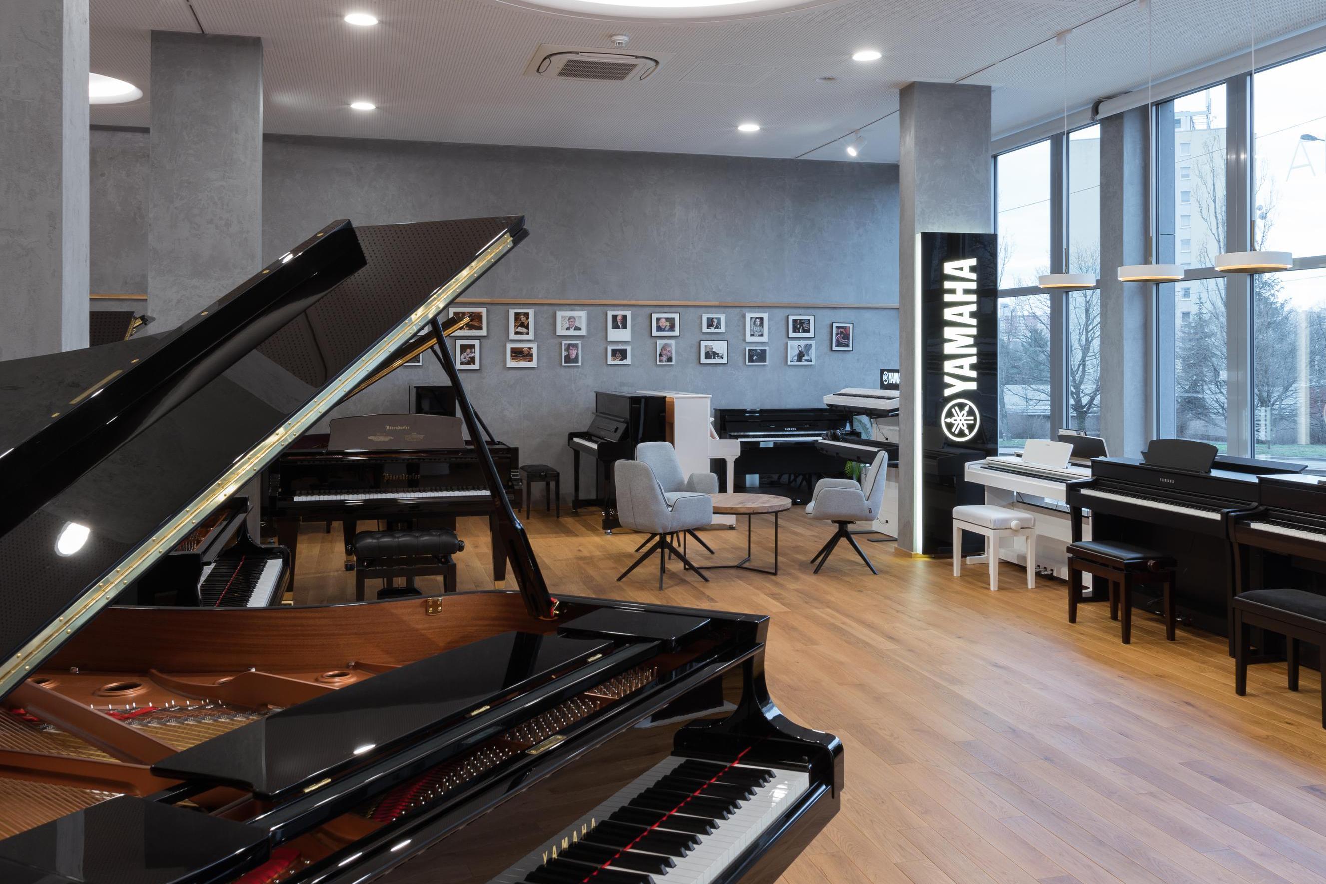 Vyzkoušejte naživo nejširší nabídku klavírů Yamaha