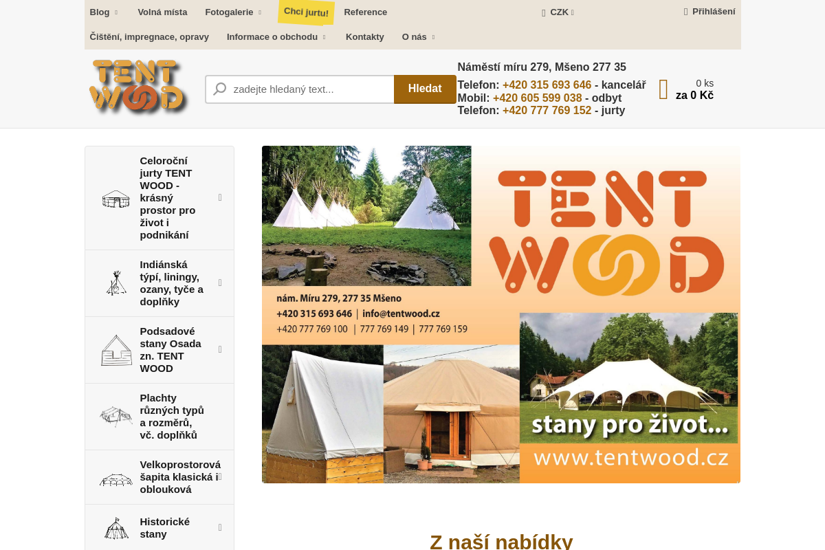 Tentwood.cz