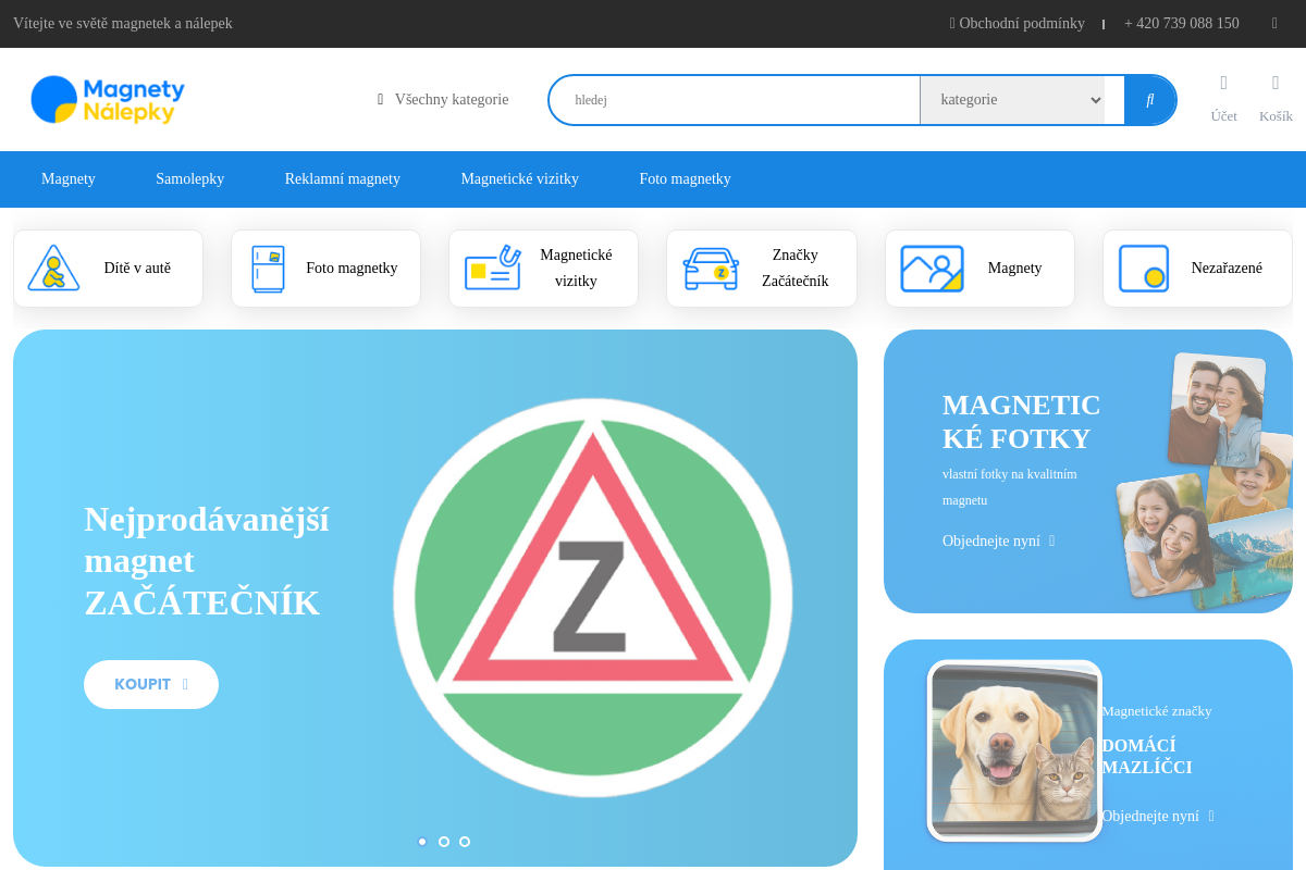 Magnety nálepky foto 1