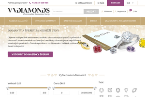 Firemní grafika VVDiamonds.cz