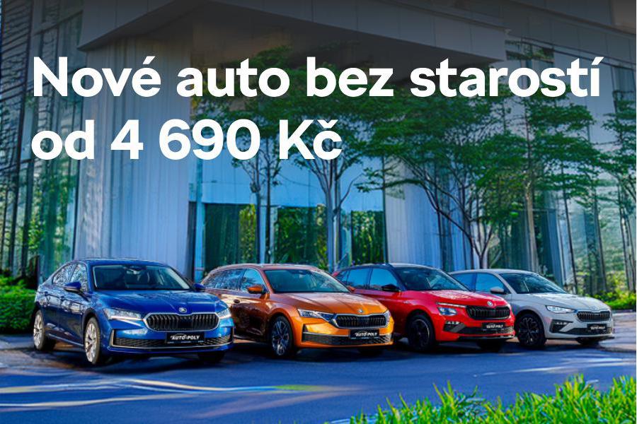 Nové auto bez starostí od 4 690 Kč + DPH