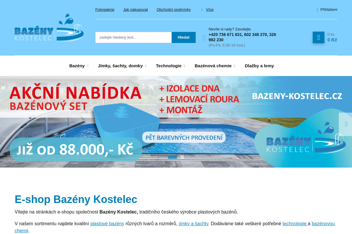Bazenykostelec-eshop.cz