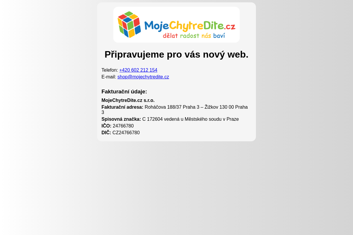 Shop.mojechytredite.cz