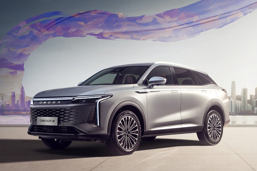 Ohromující dojezd 1100 km OMODA9