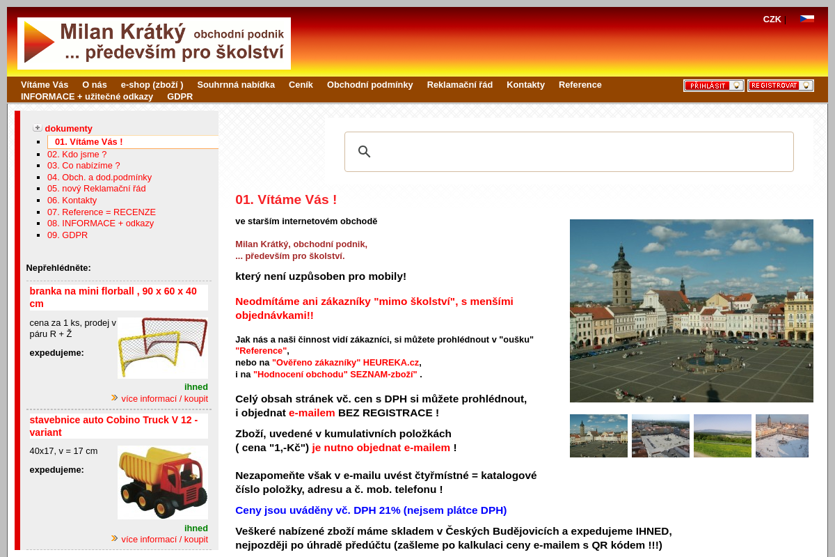 Mk3k.cz - Milan Krátký, HOBBY   ... především pro školství