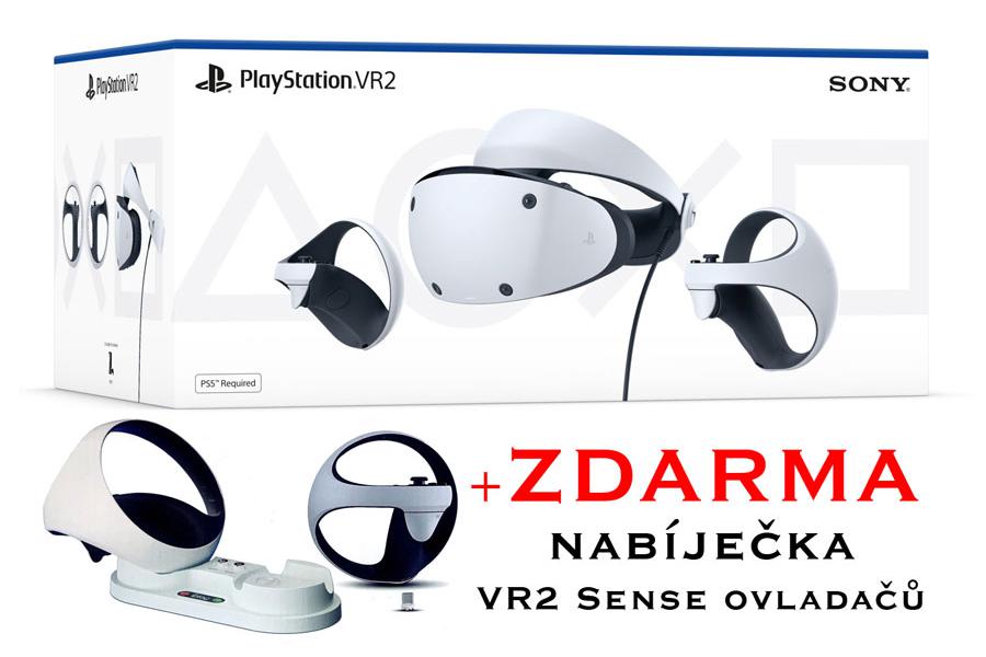 Sony Playstation VR2 + zdarma nabíječka ovladačů