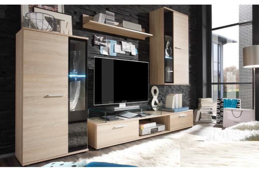 Obývací stěna STRAKOŠ SAL sonoma