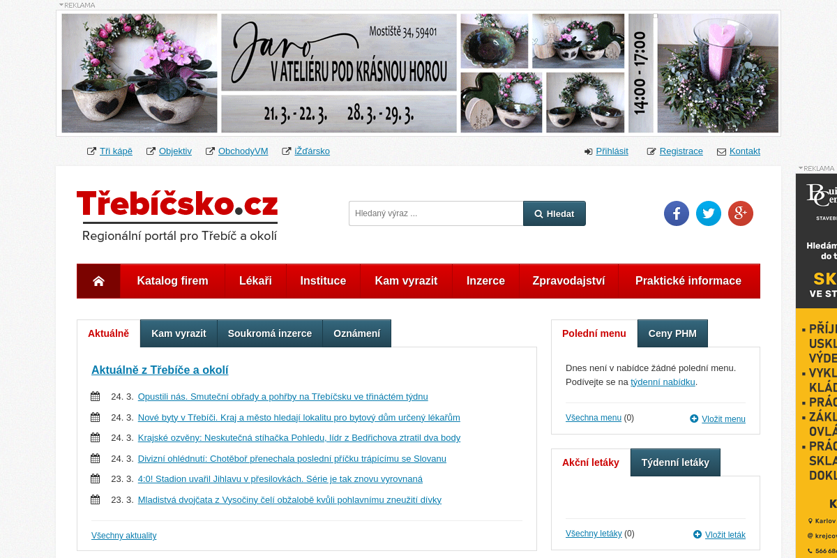 Regionální portál Třebíčsko.cz