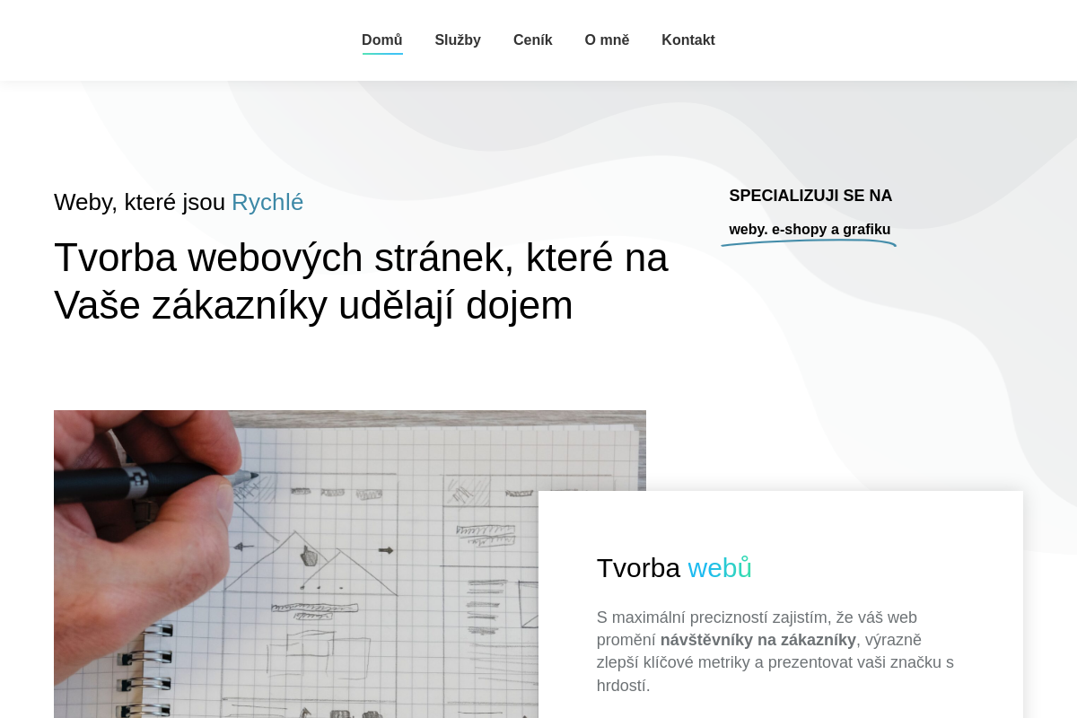 Webové stránky Mareš