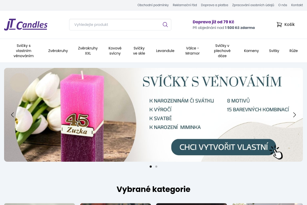 Jtcandles.cz