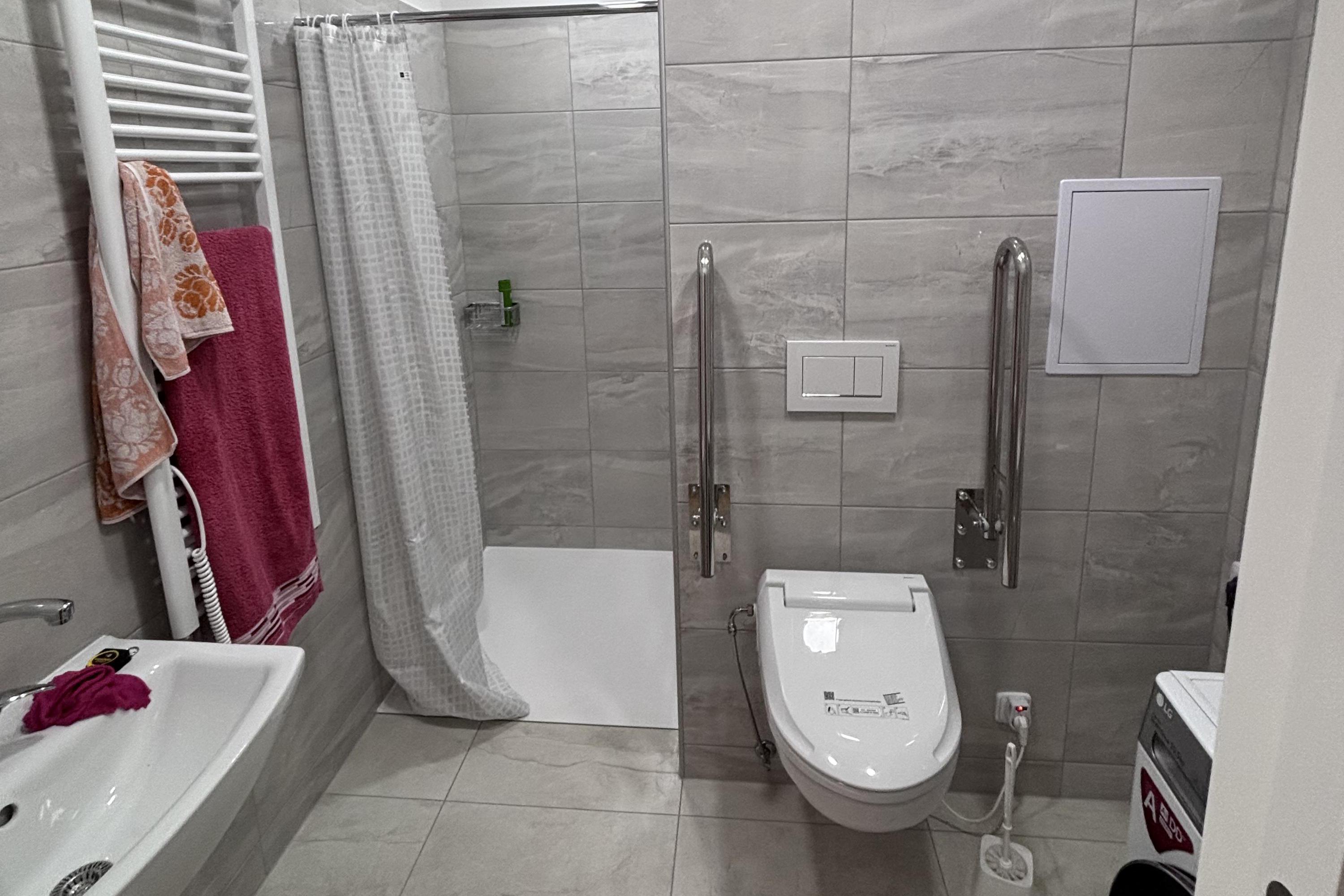 Bezbariérová koupelna pro invalidy