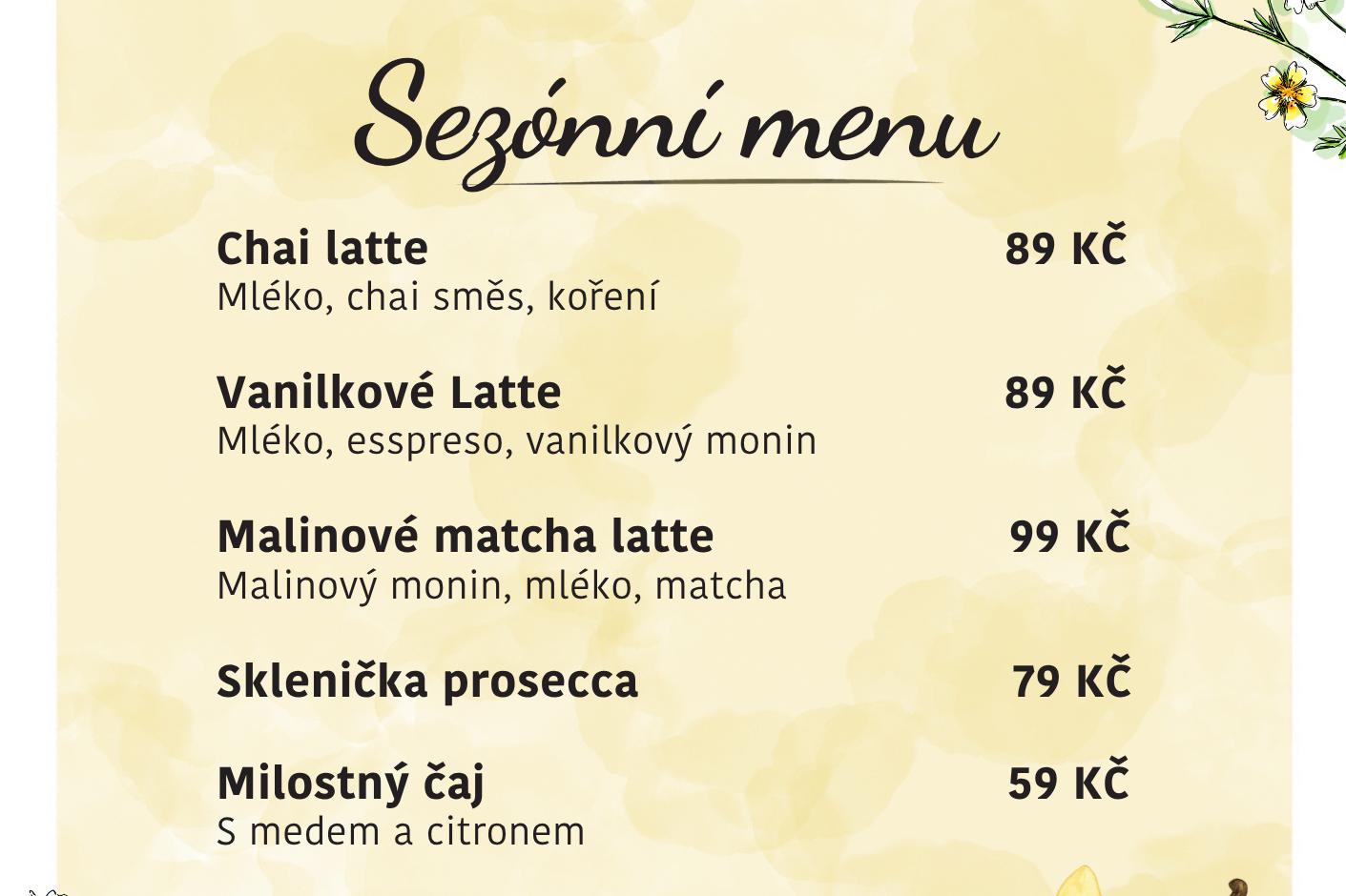Sezónní menu