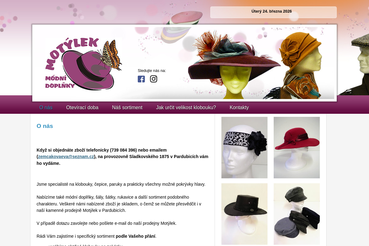 Klobouky-cepice.cz