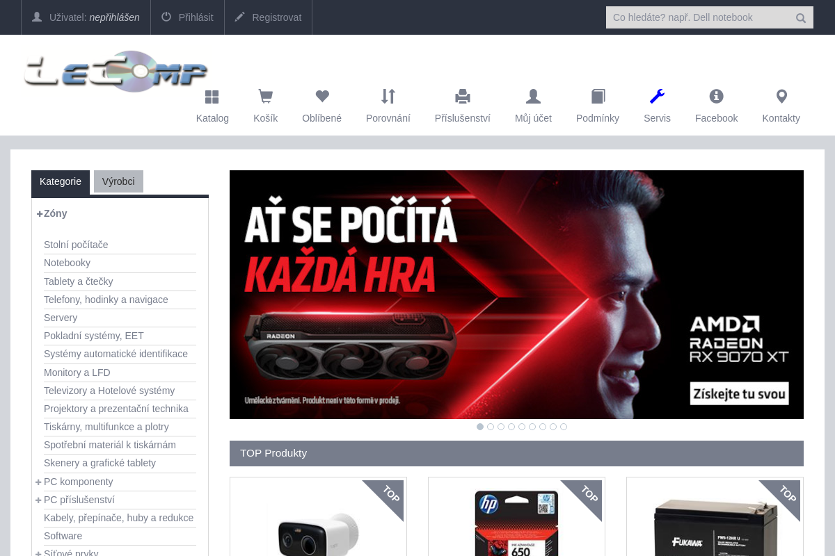 Obchod LeComp - Leoš Báča