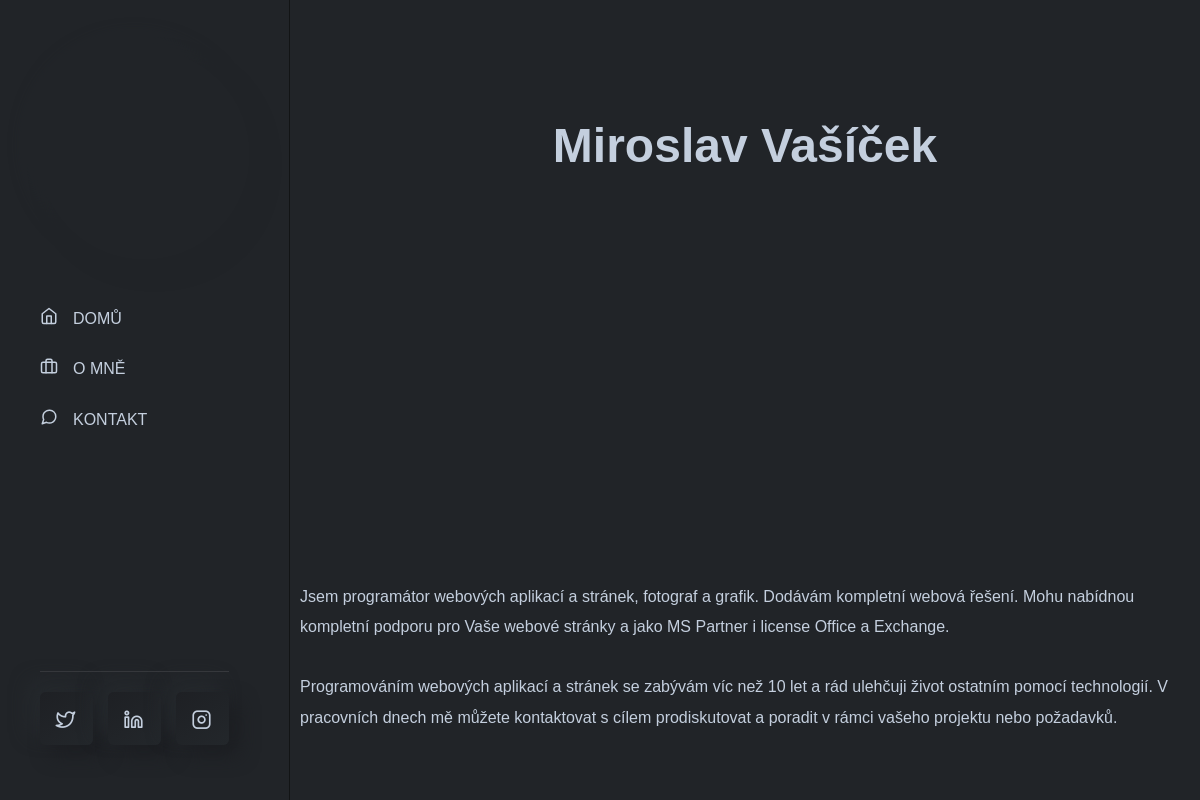 Renesanční ajťák - Miroslav Vašíček foto 1