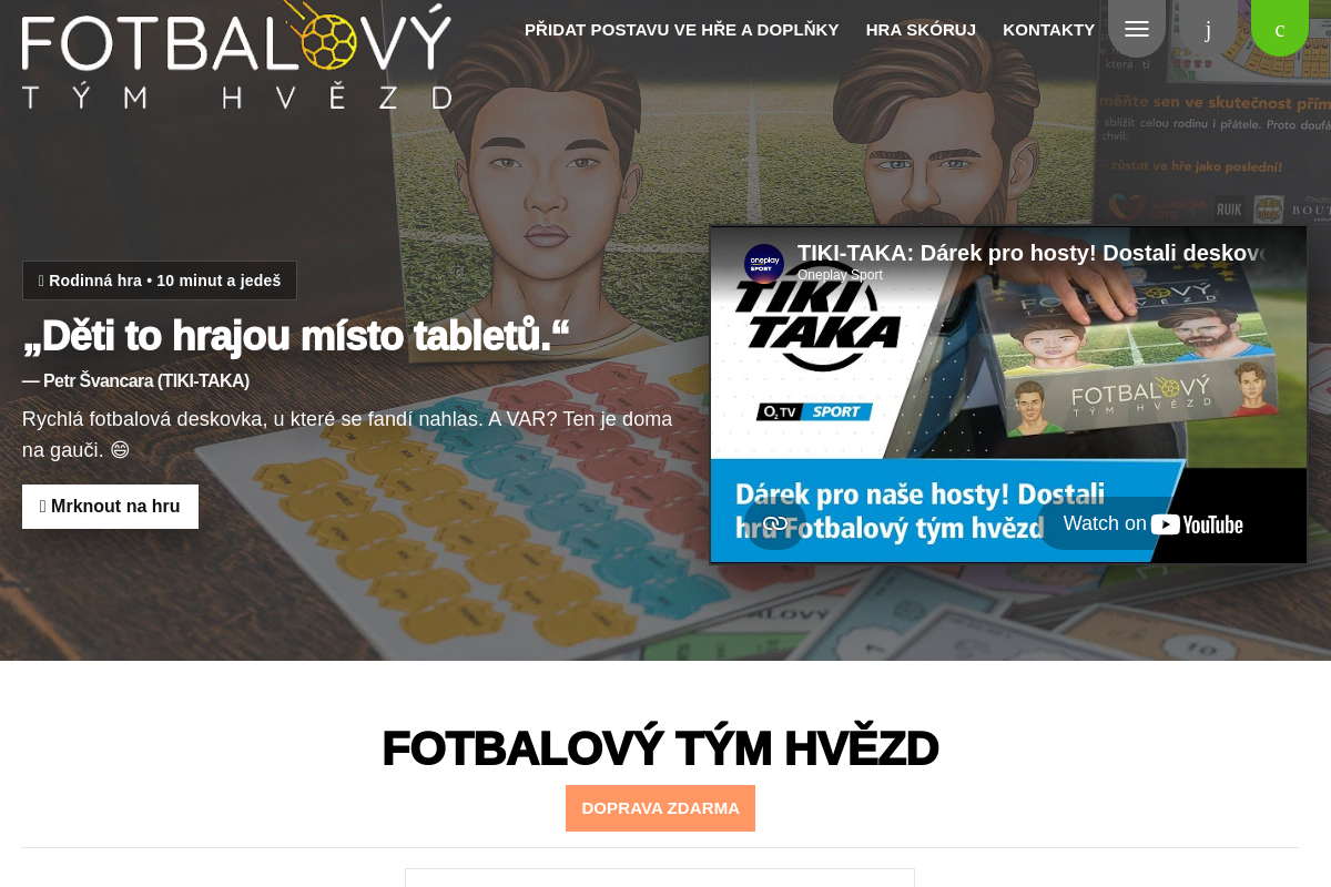 Fotbalový tým hvězd, s.r.o.