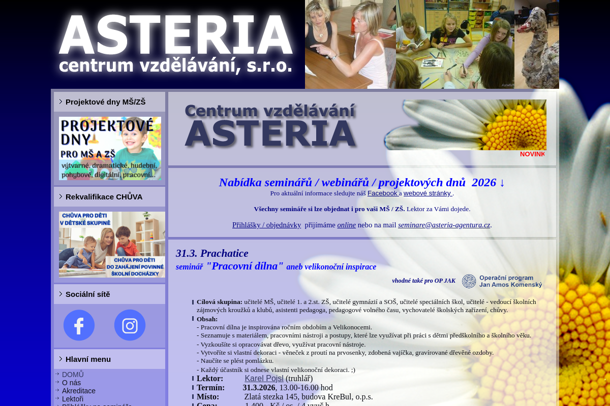 ASTERIA centrum vzdělávání, s.r.o.