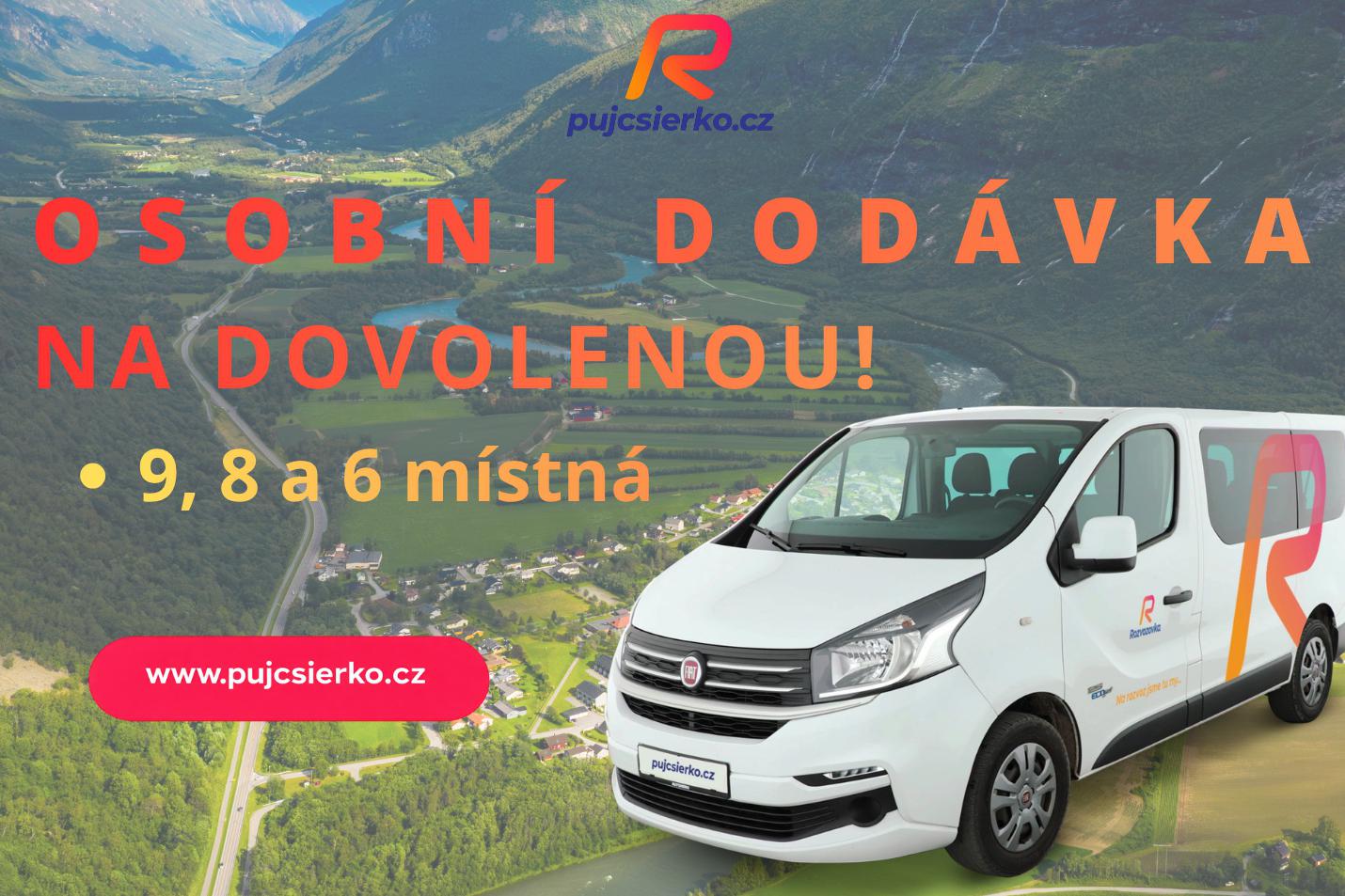 Půjč si Erko - osobní dodávka na dovolenou