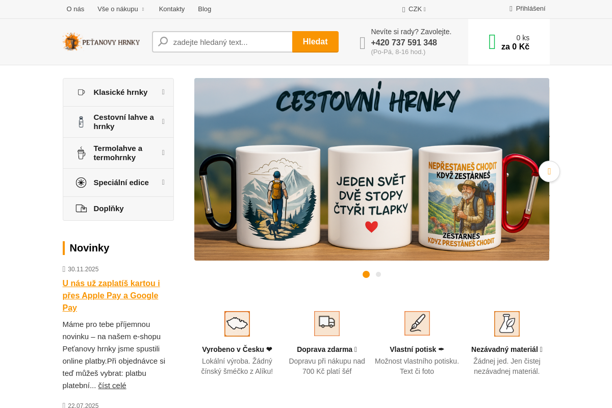 Petanovyhrnky.cz