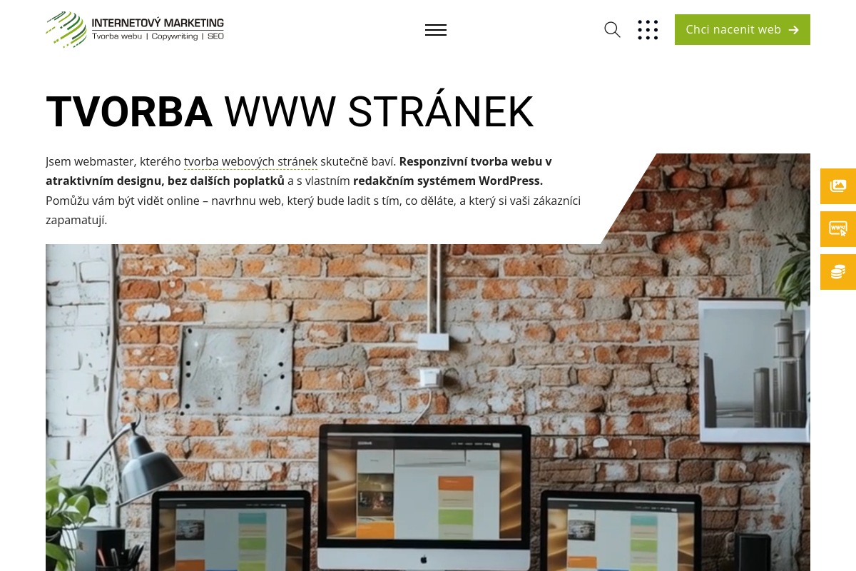 Lucie Šestáková - tvorba webových stránek a e-shopů