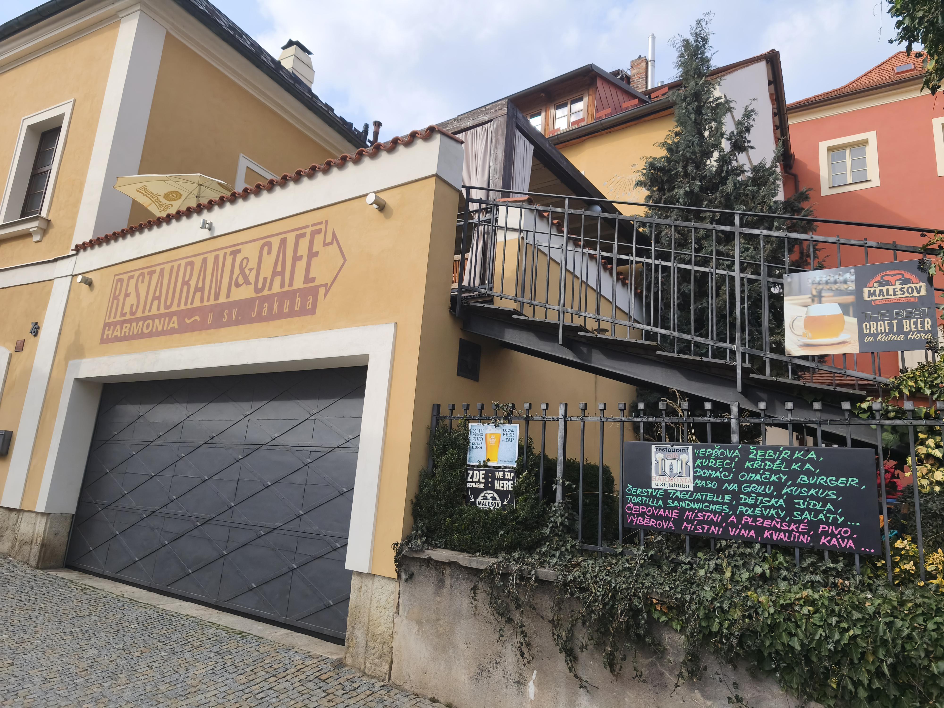 Restaurant - Café HARMONIA, u svatého Jakuba