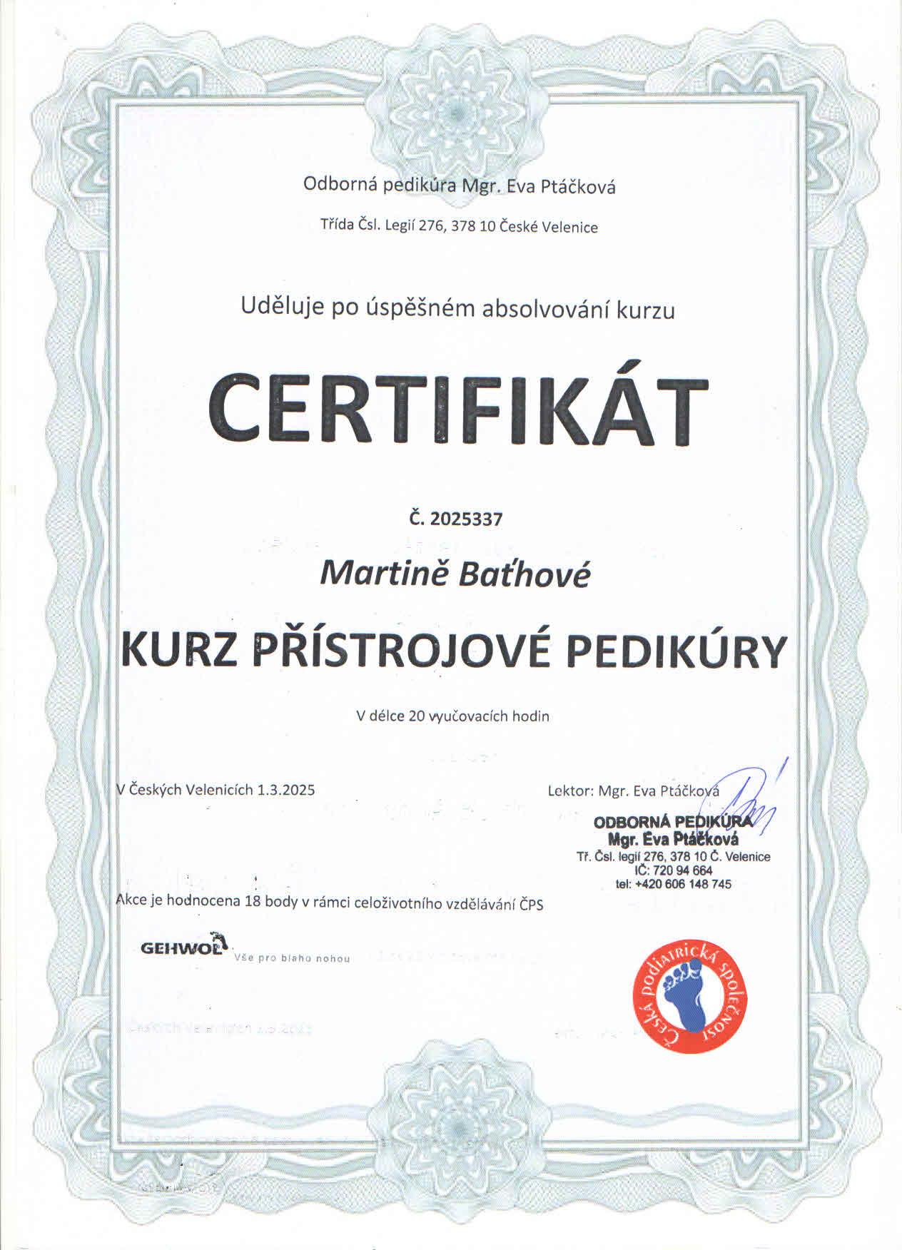 Pedikúra Martina foto 5