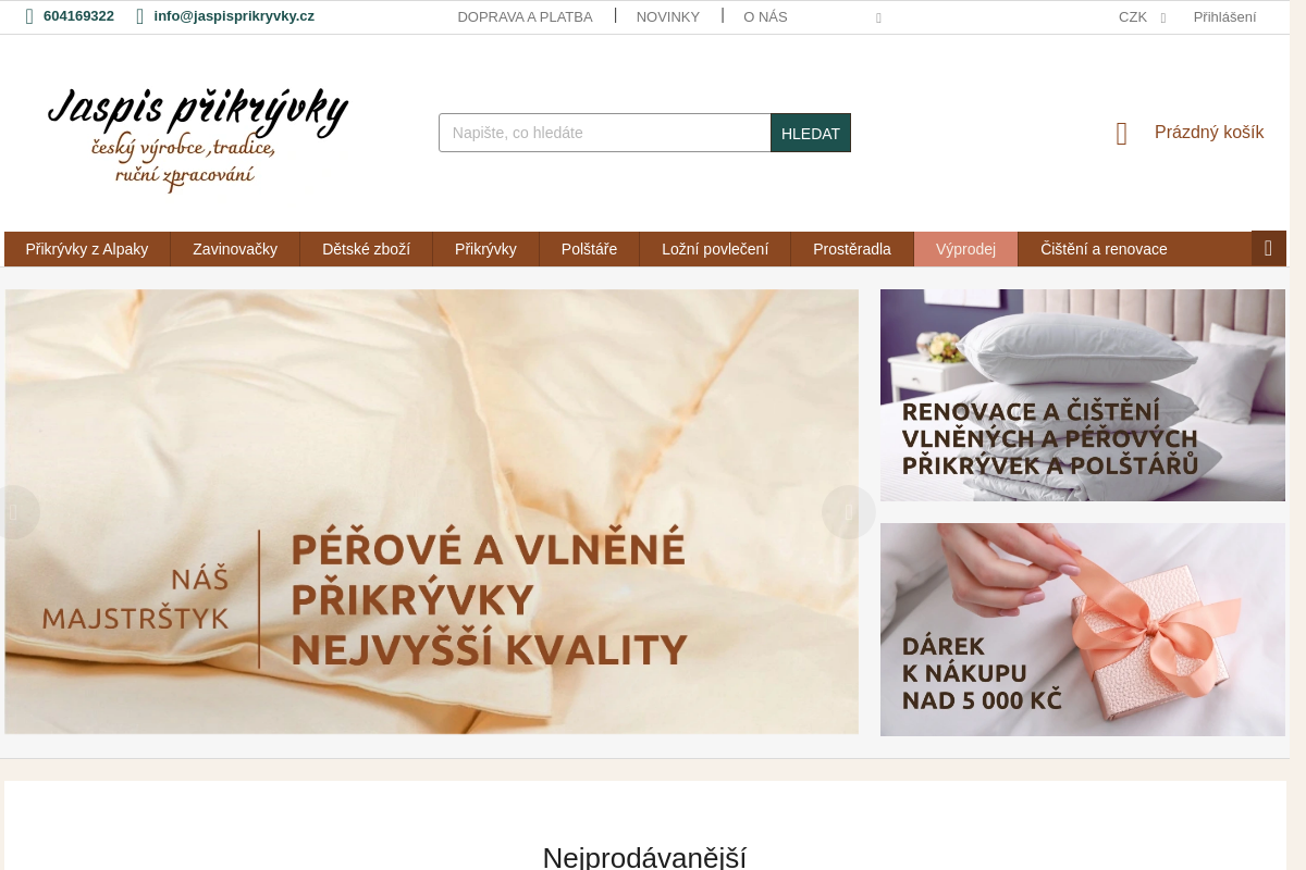 Jaspis-prikryvky.cz foto 1