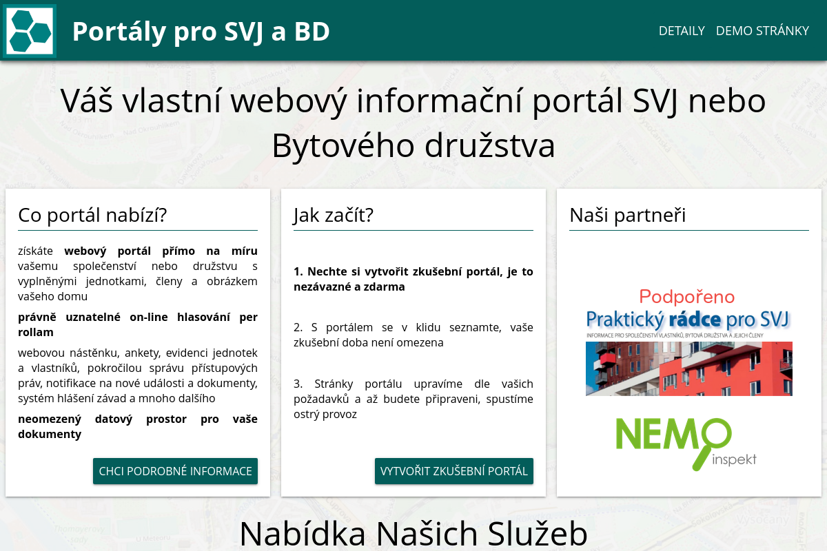 Webové portály pro SVJ
