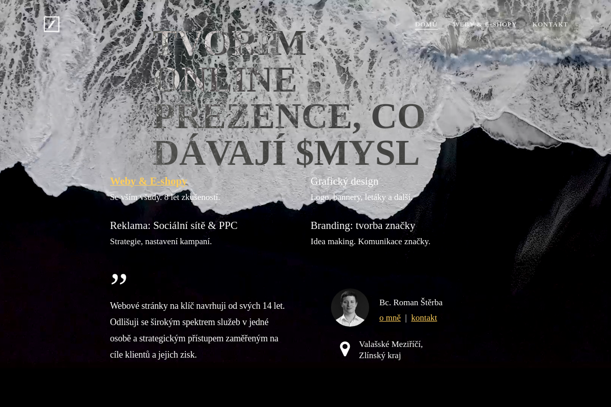 Roman Štěrba – Tvorba webových stránek