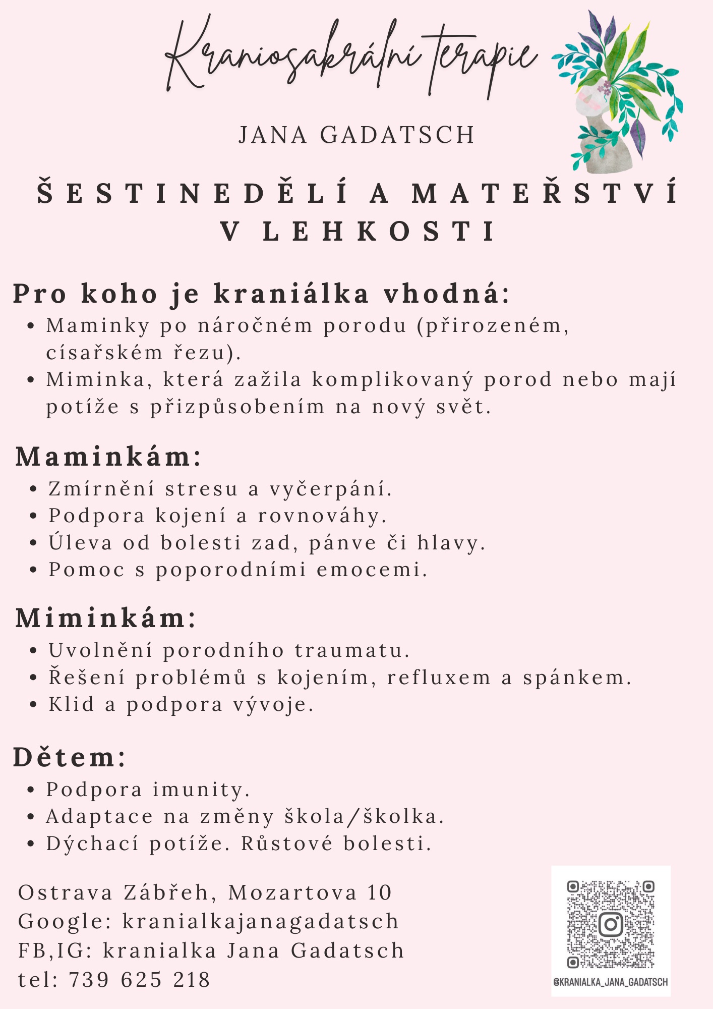 Jana Gadatsch BCST, Biodynamická kraniosakrální terapie foto 6