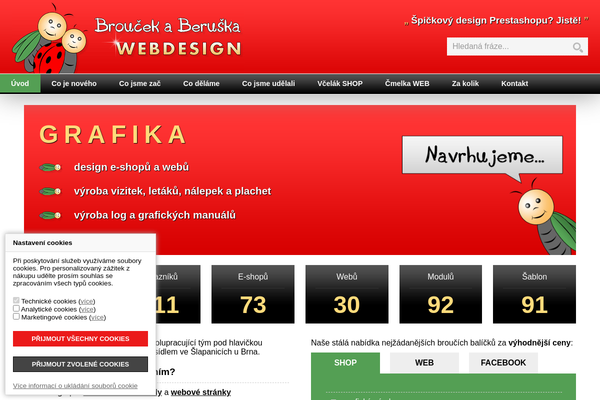 Brouček a Beruška Webdesign