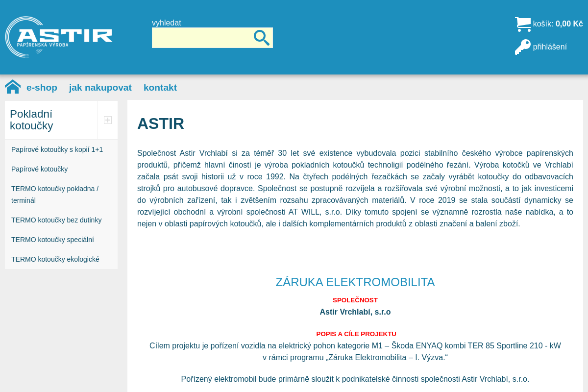 Papirnictvi.astir.cz