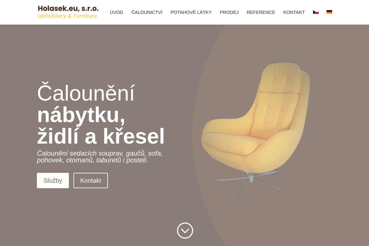 Holasek.eu, s.r.o. - čalounictví
