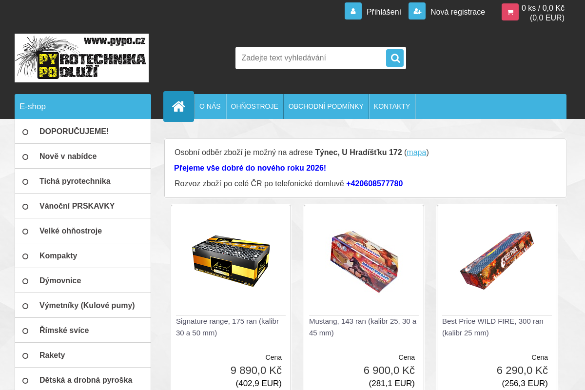 Pyrotechnika Podluží