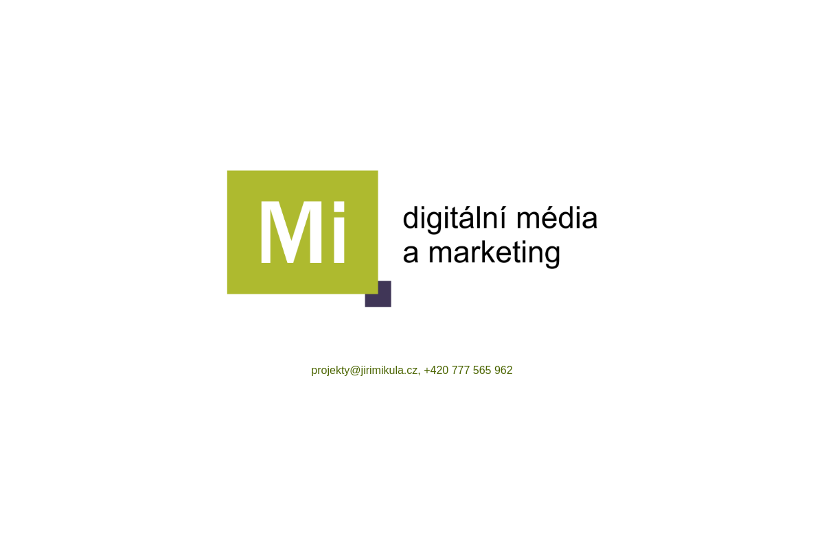 Internetový marketing Jiří Mikula