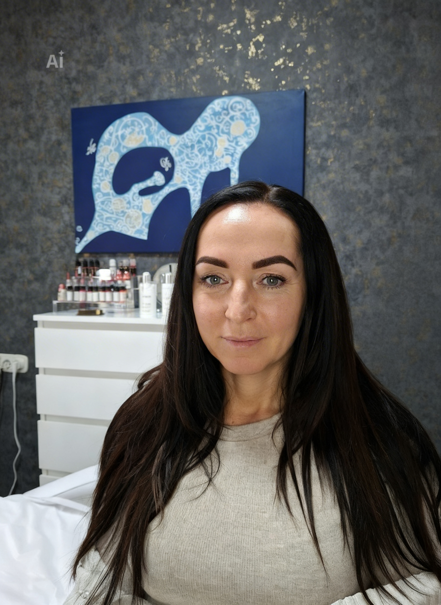 Powder brows - pudrové obočí