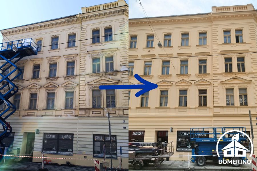 Nátěr historických fasád