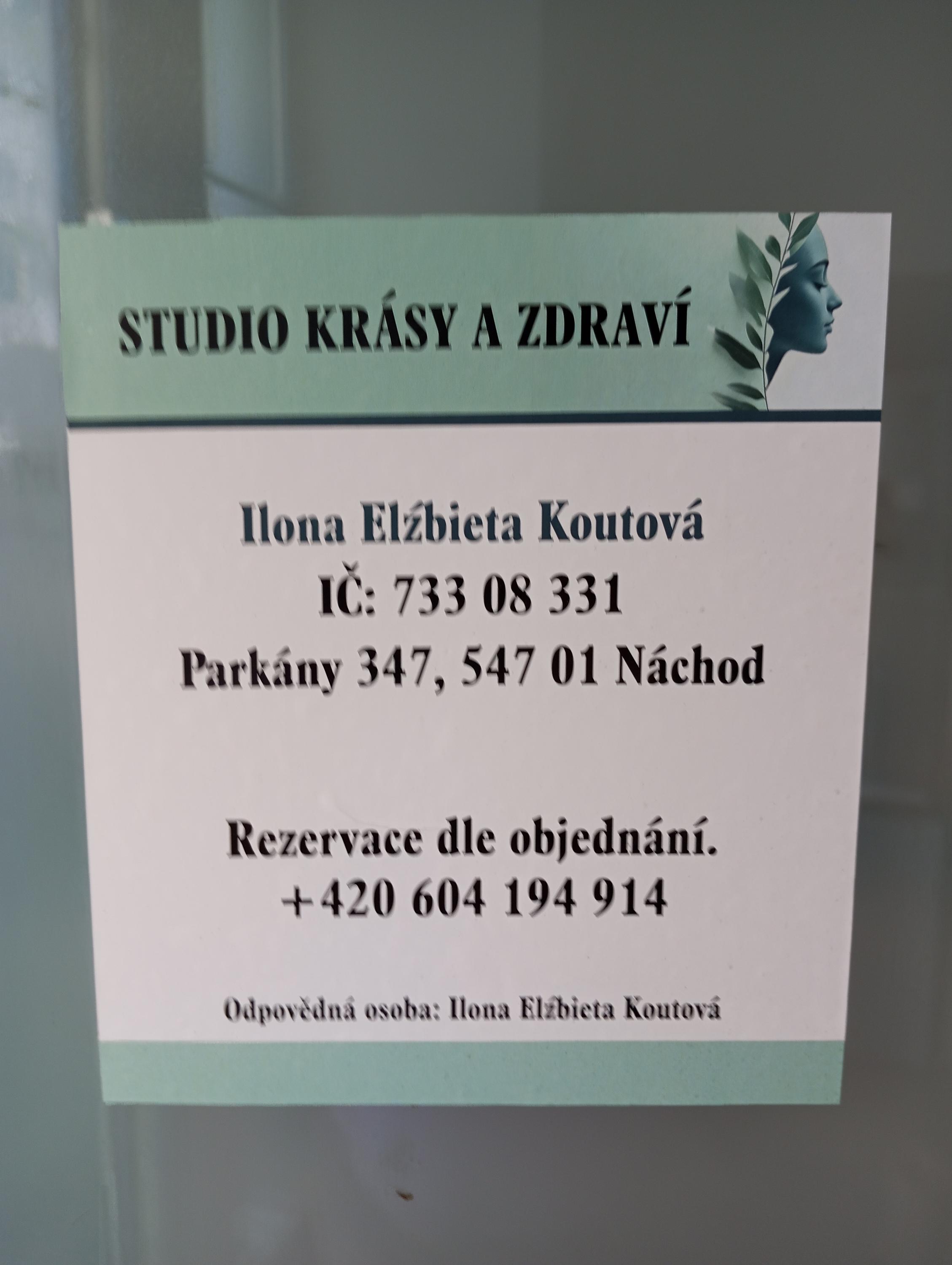 Studio krásy a zdraví - Ilona Elżbieta Koutová foto 3
