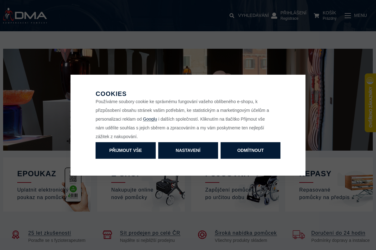 DMA - kompenzační pomůcky